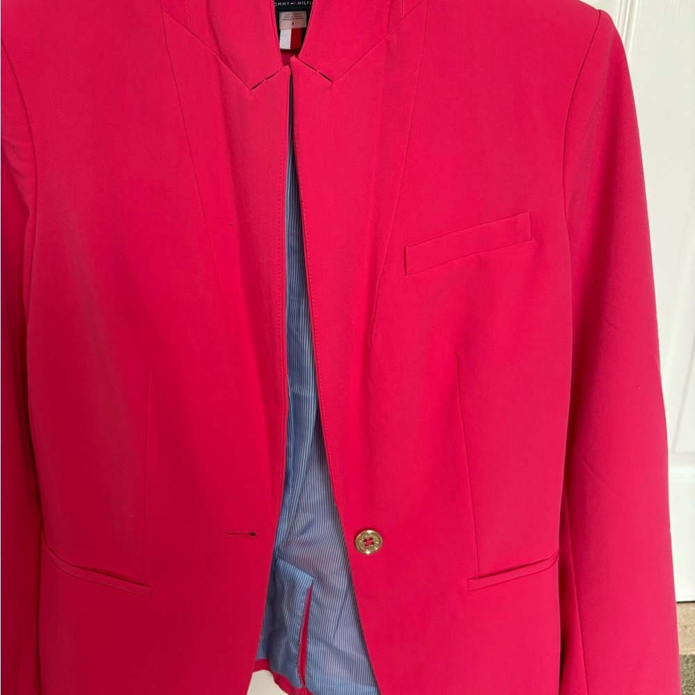 Tommy Hilfiger Vibrant Pink Blazer - Picture 2 of 5